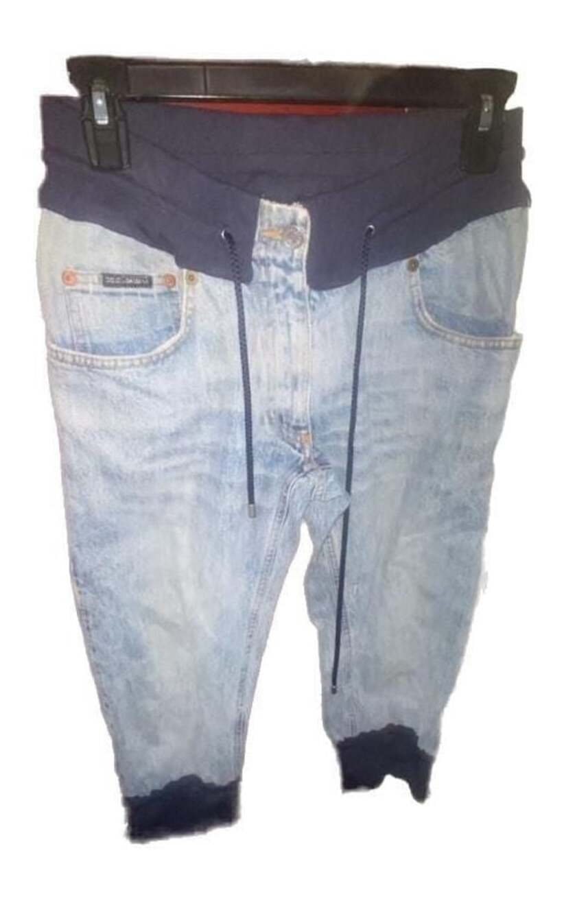 Dolce & Gabbana Vintage Hybrid Jogger Jeans with Drawstring Waistband
